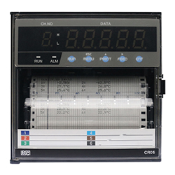 CR06 registrador de gráficos de puntos de 6 canales